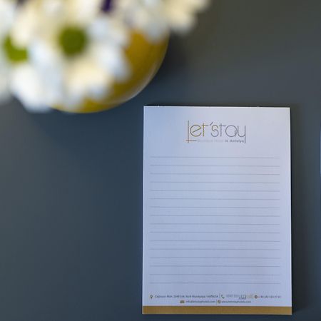 Letstay Hotel - Adults Only Antalya Eksteriør billede